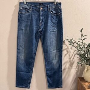 MOTHER Blue Ankle & Cropped Jeans